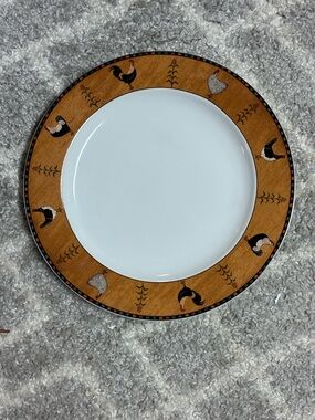 Warren Kimble Country Quartet Rooster serving plate